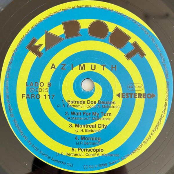 Azymuth – Azimüth LP vinyl record, image 6 of 6