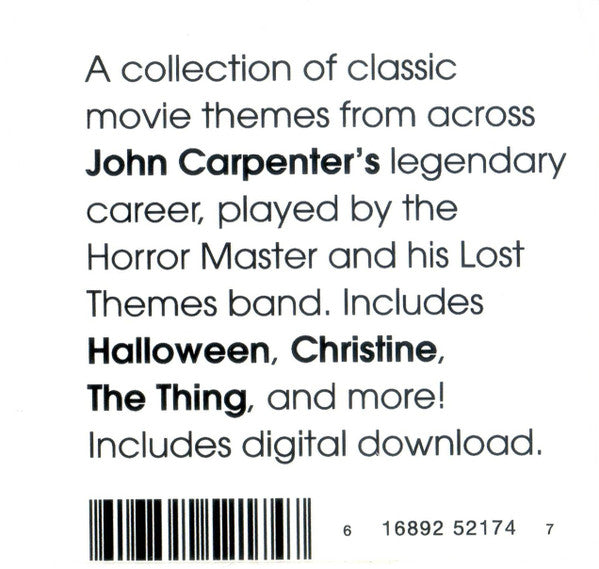 John Carpenter – Anthology (Movie Themes 1974–1998) LP vinyl record, image 7 of 7