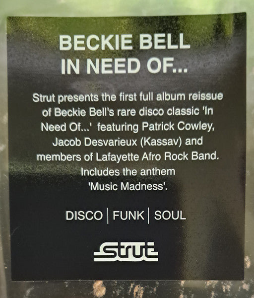 Beckie Bell – In Need Of ... LP vinyl record, image 3 of 6