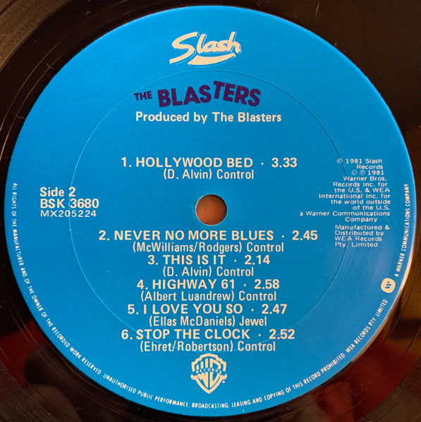 The Blasters – The Blasters LP vinyl record, image 4 of 6