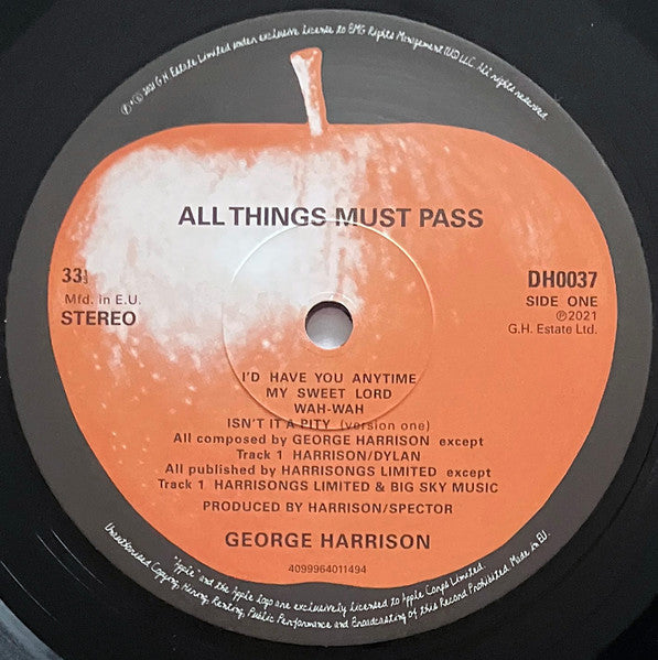 George Harrison – All Things Must Pass (3xLP) LP vinyl record, image 5 of 10