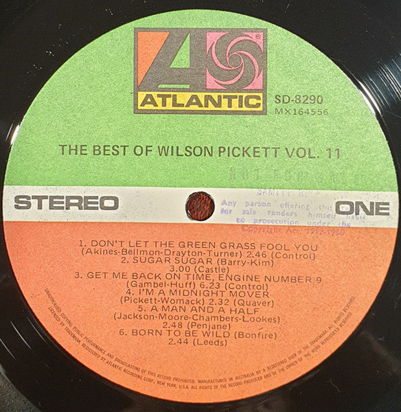 Wilson Pickett – The Best Of Wilson Pickett Vol. II LP vinyl record, image 3 of 4