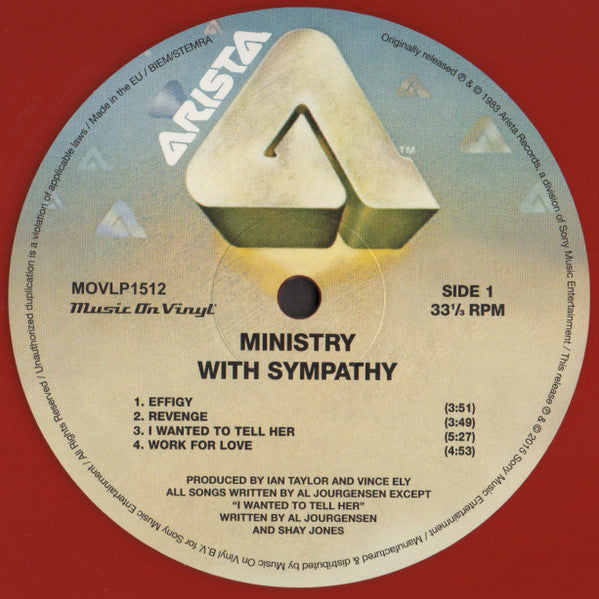 Ministry – With Sympathy LP vinyl record, image 7 of 10
