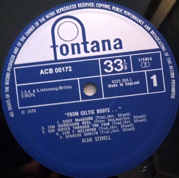 Alan Stivell – From Celtic Roots... LP vinyl record, image 3 of 4