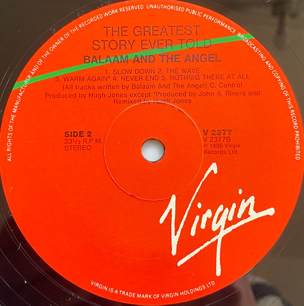 Balaam And The Angel – The Greatest Story Ever Told LP vinyl record, image 6 of 6