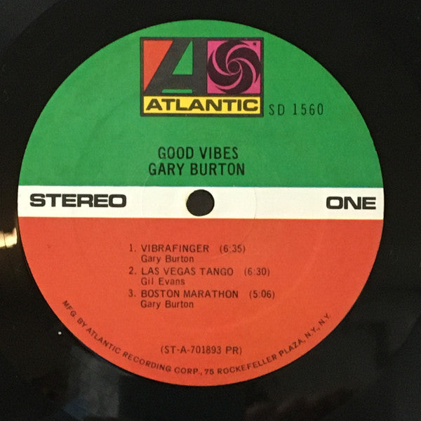 Gary Burton – Good Vibes LP vinyl record, image 3 of 4