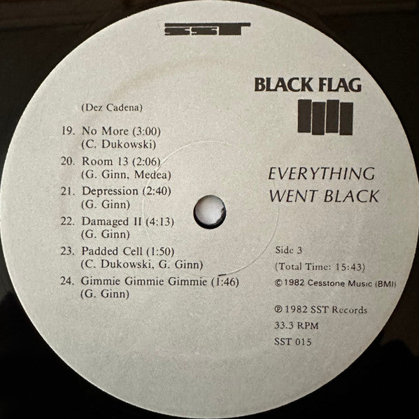 Black Flag – Everything Went Black (2xLP) LP vinyl record, image 5 of 8