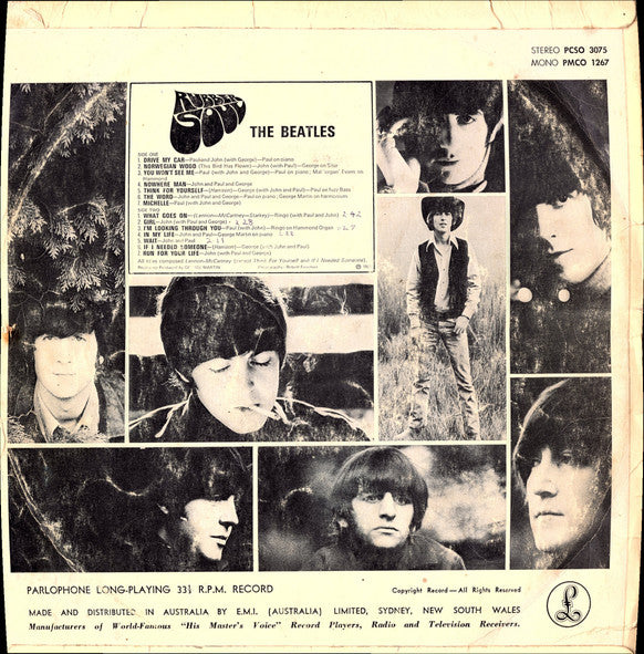The Beatles – Rubber Soul LP vinyl record, image 2 of 4