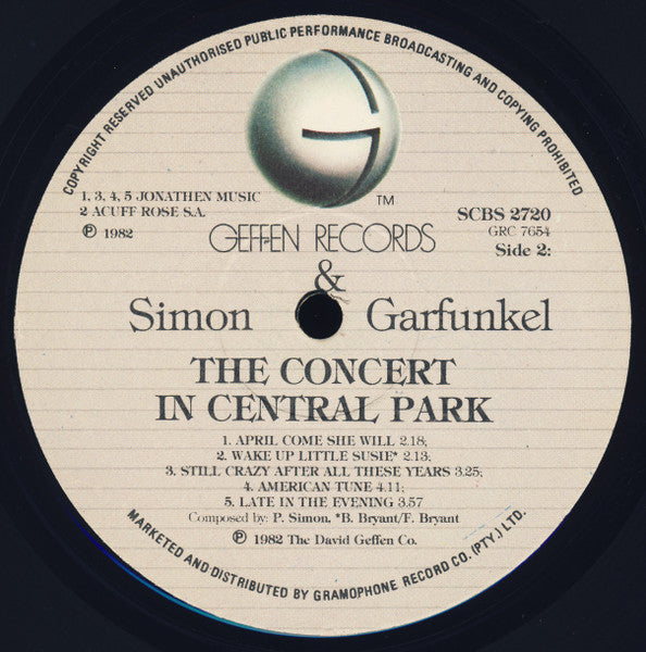 Simon & Garfunkel – The Concert In Central Park (2xLP) LP vinyl record, image 7 of 10