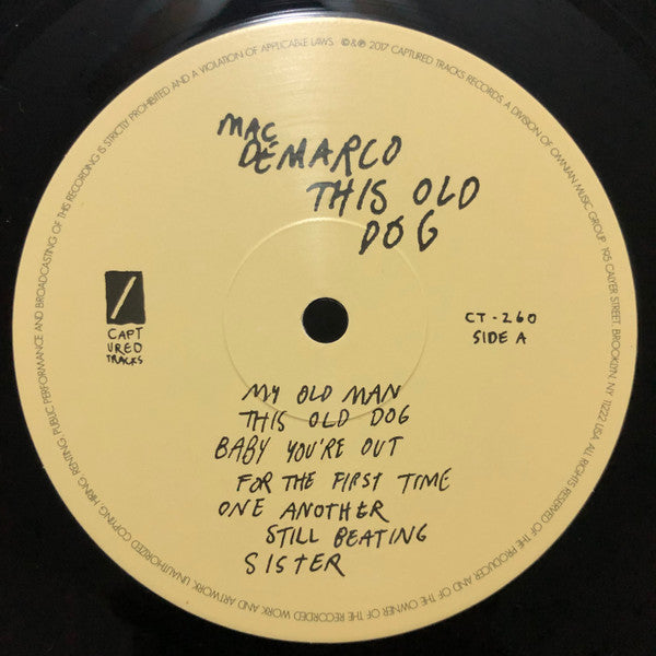 Mac DeMarco – This Old Dog LP vinyl record, image 4 of 5