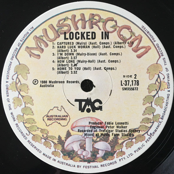 Ted Mulry Gang – Locked In LP vinyl record, image 4 of 6