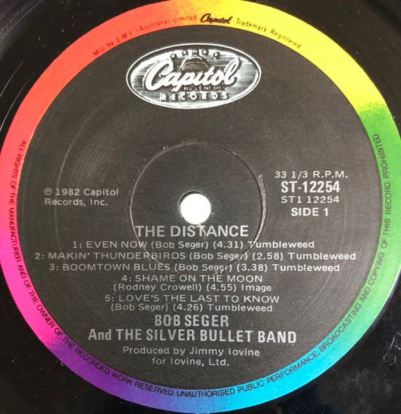 Bob Seger And The Silver Bullet Band – The Distance LP vinyl record, image 4 of 6