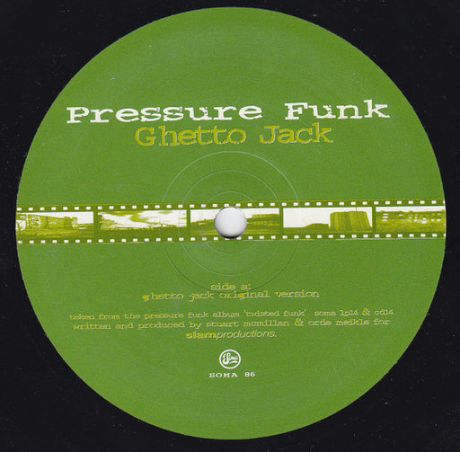 Pressure Funk – Ghetto Jack 12" vinyl record, image 1 of 3