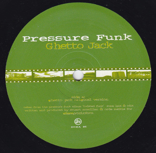 Pressure Funk – Ghetto Jack 12" vinyl record, image 1 of 3