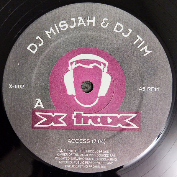 DJ Misjah & DJ Tim – Access 12" vinyl record, image 3 of 4