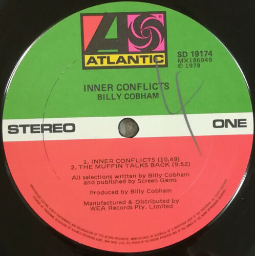 Billy Cobham – Inner Conflicts LP vinyl record, image 3 of 4