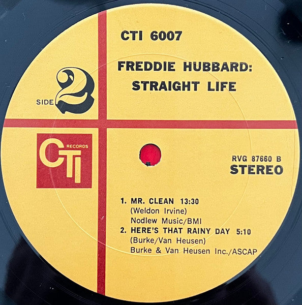 Freddie Hubbard – Straight Life LP vinyl record, image 5 of 5