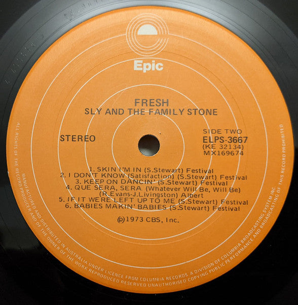 Sly & The Family Stone – Fresh LP vinyl record, image 2 of 6