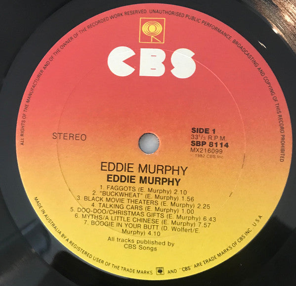 Eddie Murphy – Eddie Murphy LP vinyl record, image 4 of 4