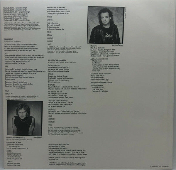 Loverboy – Lovin' Every Minute Of It LP vinyl record, image 6 of 6