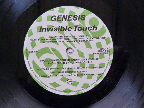 Genesis – Invisible Touch LP vinyl record, image 6 of 6
