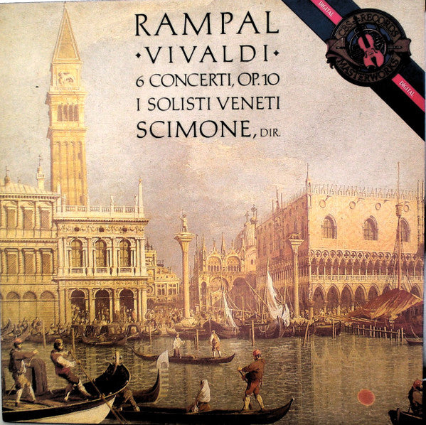 Antonio Vivaldi, Jean-Pierre Rampal, I Solisti Veneti, Claudio Scimone – 6 Concerti, Op. 10 LP vinyl record, image 1 of 5