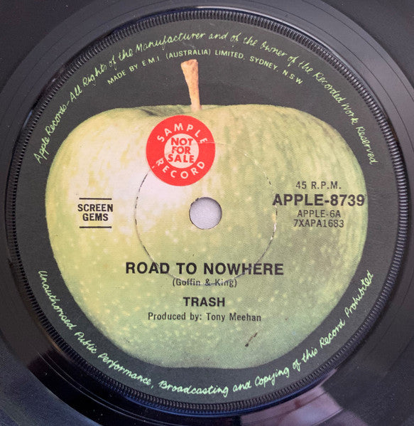 Trash – Road To Nowhere 7" vinyl record, image 1 of 2