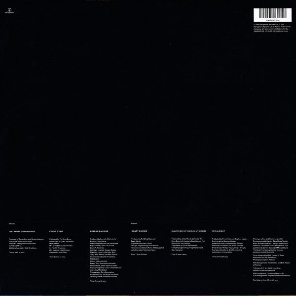 Pet Shop Boys – Introspective LP vinyl record, image 2 of 7