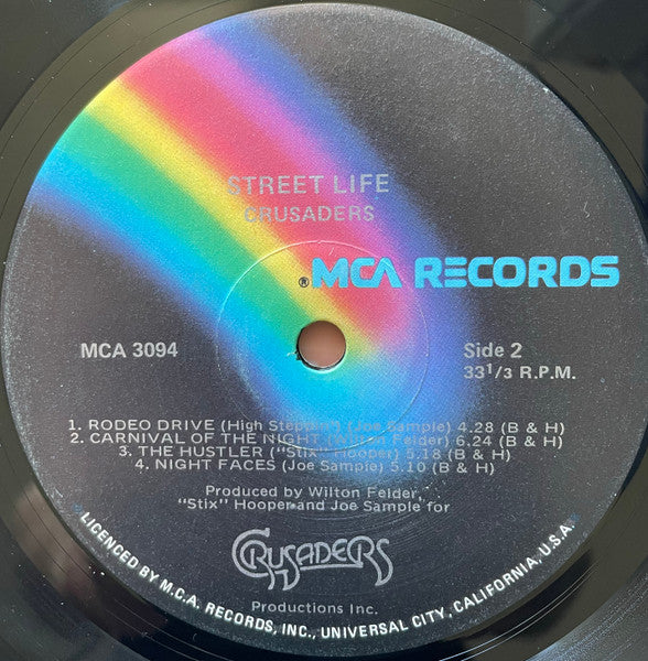 The Crusaders – Street Life LP vinyl record, image 4 of 5