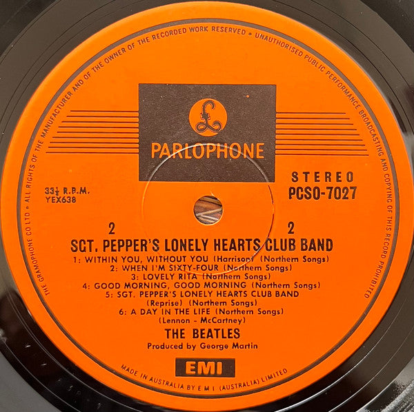 The Beatles – Sgt. Pepper's Lonely Hearts Club Band LP vinyl record, image 4 of 4