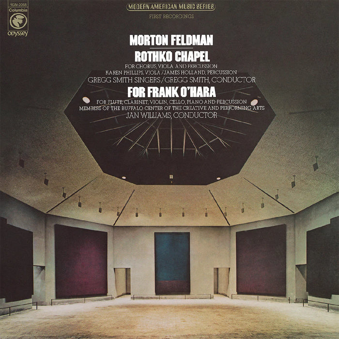 Morton Feldman – Rothko Chapel / For Frank O'Hara (50th Anniversary Vinyl, Real Gone Musioc) - Image 1
