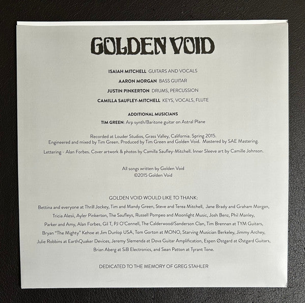Golden Void – Berkana LP vinyl record, image 5 of 7