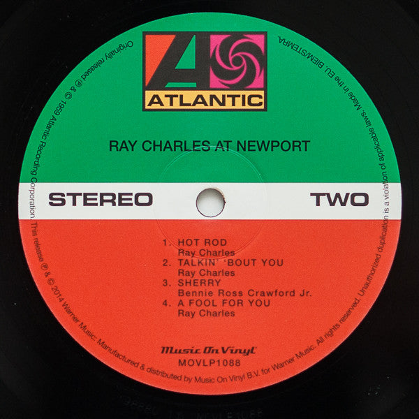 Ray Charles – Ray Charles At Newport LP vinyl record, image 4 of 4