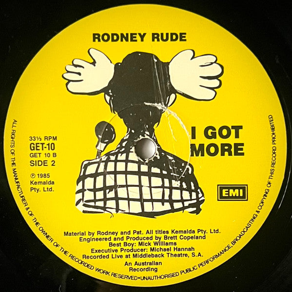 Rodney Rude – I Got More LP vinyl record, image 10 of 10