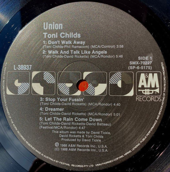 Toni Childs – Union LP vinyl record, image 3 of 6