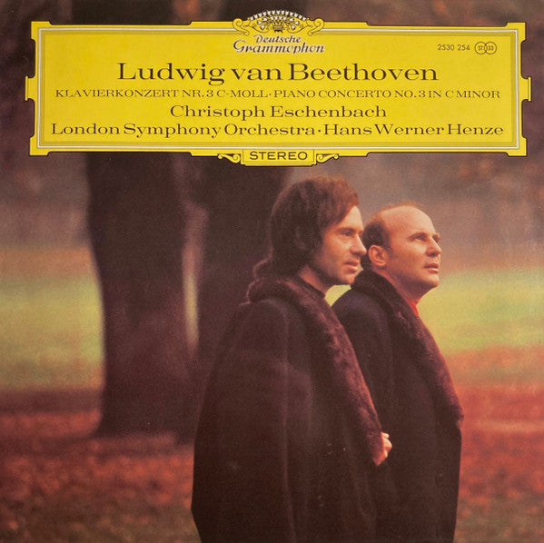 Ludwig van Beethoven, Christoph Eschenbach, London Symphony Orchestra, Hans Werner Henze – Klavierkonzert Nr. 3 C-moll = Piano Concerto No. 3 In C Minor LP vinyl record, image 1 of 3