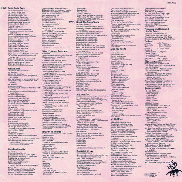 Kim Carnes – Mistaken Identity LP vinyl record, image 6 of 6