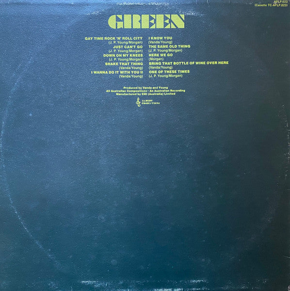 John Paul Young – Green LP vinyl record, image 2 of 9