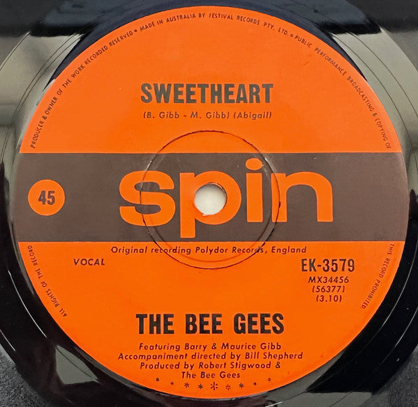 Bee Gees – I.O.I.O. 7" vinyl record, image 2 of 2