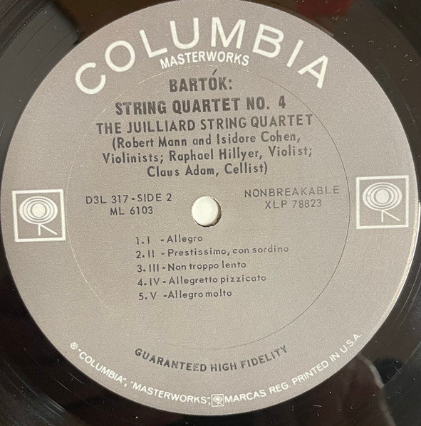 Béla Bartók, Juilliard String Quartet – The Six String Quartets (3xLP) LP vinyl record, image 7 of 9