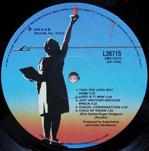 Supertramp – Breakfast In America LP vinyl record, image 6 of 7