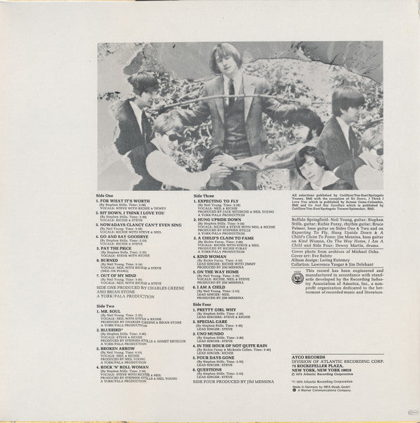 Buffalo Springfield – Buffalo Springfield (2xLP) LP vinyl record, image 3 of 8