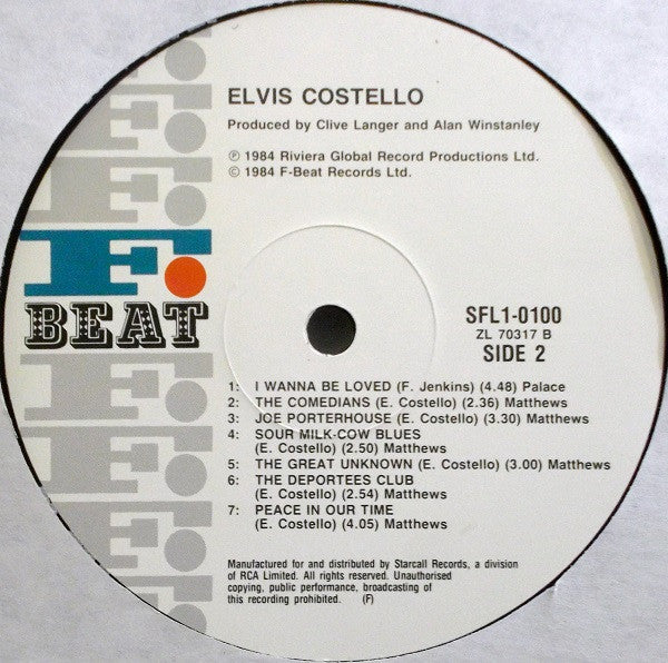 Elvis Costello & The Attractions – Goodbye Cruel World LP vinyl record, image 5 of 7