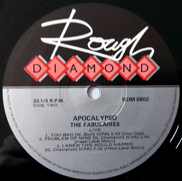 The Fabulaires – Apocalypso LP vinyl record, image 4 of 4
