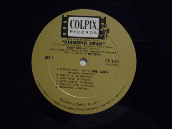 John Williams – Diamond Head (Music From The Motion Picture) LP vinyl record, image 3 of 3