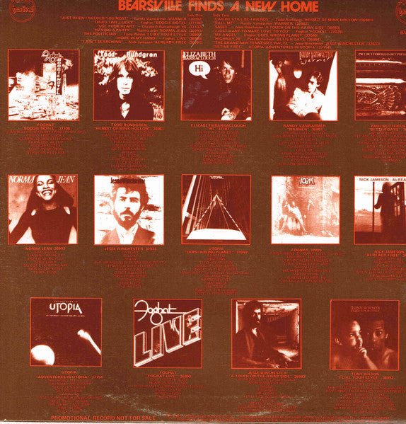 Various – Bearsville Finds A New Home LP vinyl record, image 2 of 2