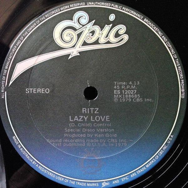 Ritz – Locomotion 12" vinyl record, image 2 of 2