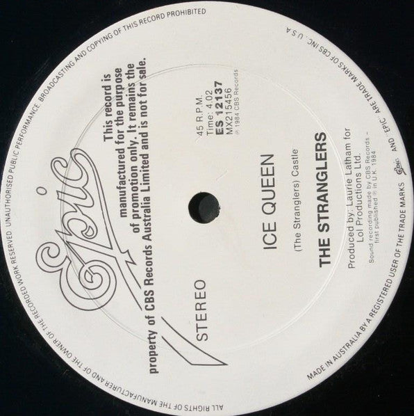 The Stranglers – Let Me Down Easy 12" vinyl record, image 4 of 4