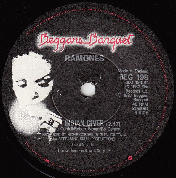 Ramones – Real Cool Time 7" vinyl record, image 4 of 4