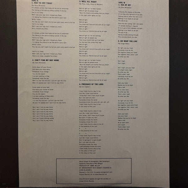 Blind Faith – Blind Faith LP vinyl record, image 6 of 6